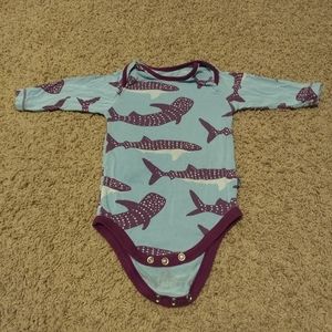Kickee Pants whale shark print onesie